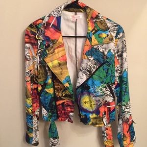 abstract artistic blazer/jacket